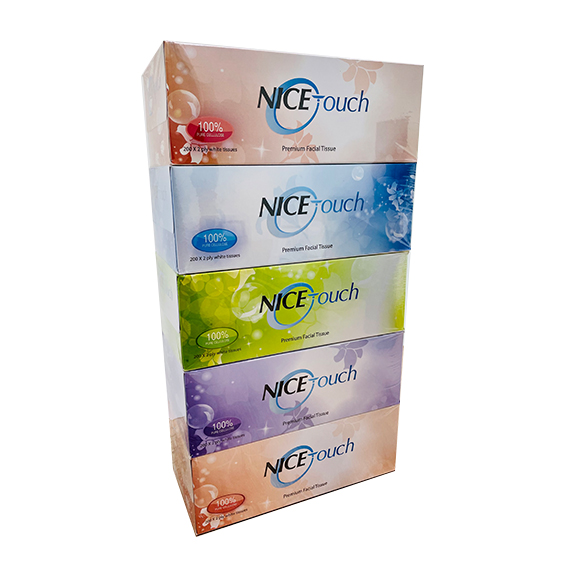 Nice Touch Facial Tissue 2ply 5 * 200 Pcs – Arab Qart